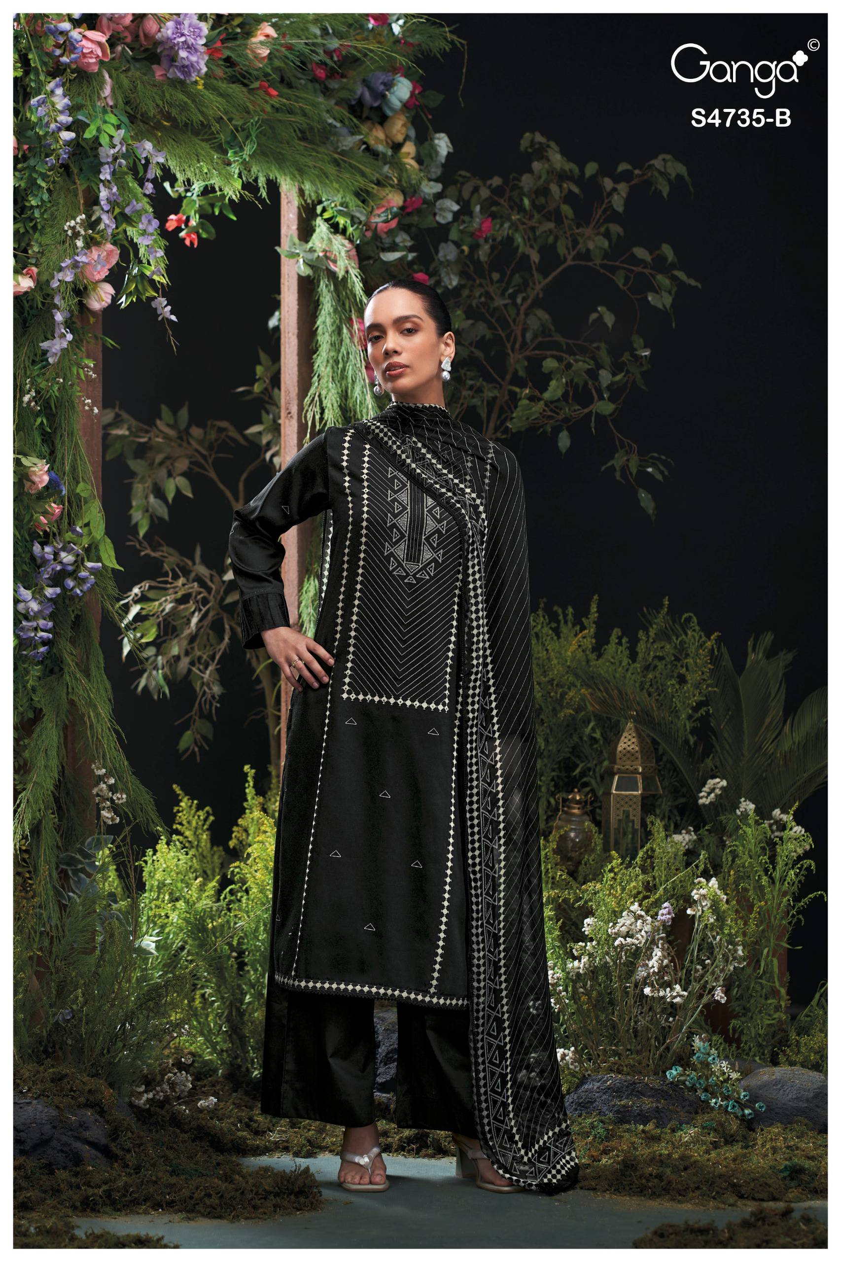 KIYANSHI 4735 SERIES BY GANGA FASHION Beautiful Colourful COTTON SATIN Dresses At Wholesale Price